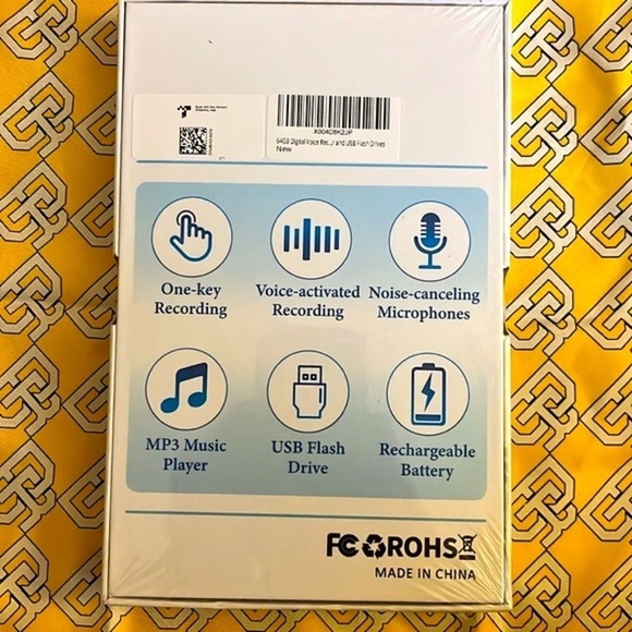 Brand New 64GB Digital Voice Recorder w/Playback 750 Hours Voice Portable Audio - Picture 9 of 14